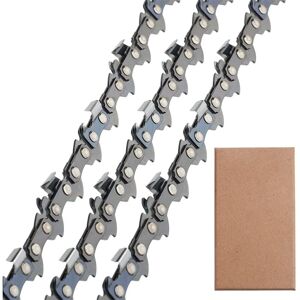 WOIYIC 3 Pack Low Kickback Chainsaw Chain 3/8"LP 50 Links 1.1mm 35cm Compatible for Stihl MS170 MS180 WOIYIC 3 Pack Low Kickback Chainsaw Chain 3/8"LP 50 Links 1.1mm 35cm Compatible for Stihl MS170 MS180
