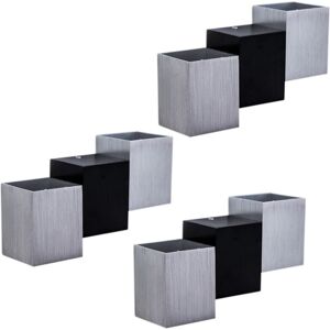 WOTTES 3-pack Modern LED Wall Light Indoor Wall Lamp Outdoor Up Down Wall Sconce Cool White Light WOTTES 3-pack Modern LED Wall Light Indoor Wall Lamp Outdoor Up Down Wall Sconce Cool White Light