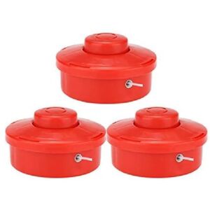 SJQKA 3-Pack Universal Trimmer Head Set, Lawn Mower Replacement Heads, Brush Cutter Cable Set, Garden Lawn Yard Strimmer Power Tool Accessories. SJQKA 3-Pack Universal Trimmer Head Set, Lawn Mower Replacement Heads, Brush Cutter Cable Set, Garden Lawn Yard Strimmer Power Tool Accessories.