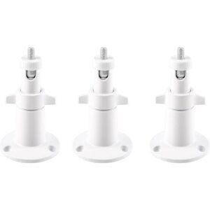 3-Pack White Metal Wall Mount for Arlo Smart Security Cameras - Adjustable Indoor/Outdoor Mount for Arlo Cameras and Other Compatible Models Ymyny 3-Pack White Metal Wall Mount for Arlo Smart Security Cameras - Adjustable Indoor/Outdoor Mount for Arlo Cameras and Other Compatible Models Ymyny