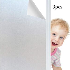 AOUGO 3 Pieces Window Film Privacy Blackout Window Film Opaque Electrostatic Window Film for Privacy Glass Privacy Window Office Home Bathroom Bedroom AOUGO 3 Pieces Window Film Privacy Blackout Window Film Opaque Electrostatic Window Film for Privacy Glass Privacy Window Office Home Bathroom Bedroom