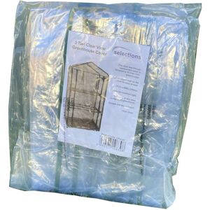 SELECTIONS 3 Tier Mini Greenhouse Clear View Replacement Cover SELECTIONS 3 Tier Mini Greenhouse Clear View Replacement Cover