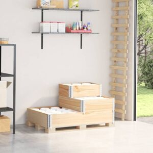 vidaXL 3-Tier Raised Bed Garden Planter - Outdoor Garden Decor vidaXL 3-Tier Raised Bed Garden Planter - Outdoor Garden Decor