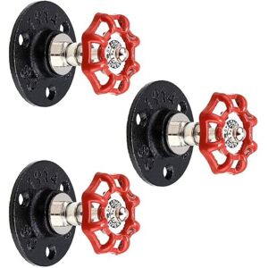 LINGHHANG 3 Vintage Hanging Hooks, Industrial Iron Pipe Retro Wall Mount for Bathrobe, Towel, Bag, Umbrella, Hat Antique Home Decor LINGHHANG 3 Vintage Hanging Hooks, Industrial Iron Pipe Retro Wall Mount for Bathrobe, Towel, Bag, Umbrella, Hat Antique Home Decor