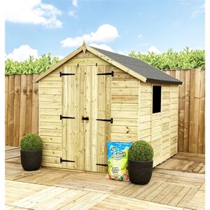 Marlborough - 3 x 5 Garden Shed Pressure Treated t&g Double Door Apex Wooden Garden Shed - 1 Window (3' x 5') / (3ft x 5ft) (3x5) Marlborough - 3 x 5 Garden Shed Pressure Treated t&g Double Door Apex Wooden Garden Shed - 1 Window (3' x 5') / (3ft x 5ft) (3x5)
