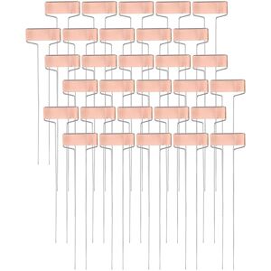 TLILY 30 Pack 10 Inch High Copper Plate Metal Plant Labels Garden Stake Tags Reusable Planting Gardening Markers TLILY 30 Pack 10 Inch High Copper Plate Metal Plant Labels Garden Stake Tags Reusable Planting Gardening Markers