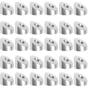 TLILY 30 Pack Stainless Steel 1/4In Degree Angle Beveled Washer for 1/8In to 3/16In Deck Cable Railing T316 Marine Grade TLILY 30 Pack Stainless Steel 1/4In Degree Angle Beveled Washer for 1/8In to 3/16In Deck Cable Railing T316 Marine Grade