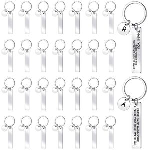 TLILY 30 Pcs Engravable Metal Keychain Blanks Stamping for Engraving Stainless Steel Blank Key Ring Tags TLILY 30 Pcs Engravable Metal Keychain Blanks Stamping for Engraving Stainless Steel Blank Key Ring Tags