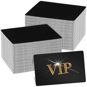 TLILY 300 Pieces Metal Engraving Blanks,Multipurpose Aluminum Sheet Black diy Business Card Blanks TLILY 300 Pieces Metal Engraving Blanks,Multipurpose Aluminum Sheet Black diy Business Card Blanks