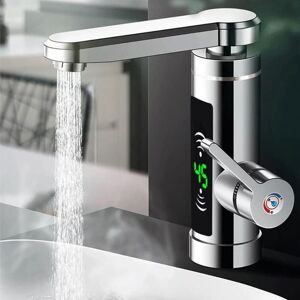 CNCEST 3000W Instant Electric Faucet 360° swivel Kitchen Bathroom Hot Water Heater Tap Digital Display CNCEST 3000W Instant Electric Faucet 360° swivel Kitchen Bathroom Hot Water Heater Tap Digital Display