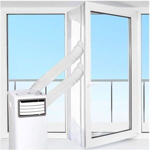 CYSLMUK Mobile Air Conditioner Sealing Kit for Doors and Windows 400cm, for Air Conditioners, Tumble Dryers and Dehumidifiers, Exhaust Hose Sealing Zipper, CYSLMUK Mobile Air Conditioner Sealing Kit for Doors and Windows 400cm, for Air Conditioners, Tumble Dryers and Dehumidifiers, Exhaust Hose Sealing Zipper,