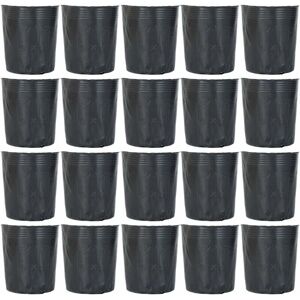 GOTRAYS 300Pcs Plant Nursery Pots Plastic Starter Pot Degradable Garden Flower Nutrition Pot Garden Tool for Succulents Cuttings Seedlings 12X12Cm GOTRAYS 300Pcs Plant Nursery Pots Plastic Starter Pot Degradable Garden Flower Nutrition Pot Garden Tool for Succulents Cuttings Seedlings 12X12Cm