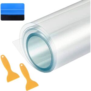 GOTRAYS 300x30cm Paint Protection Film Transparent Car Film Car Protective Film Transparent Sticker, diy Vinyl Film Car Wrap Sticker for Cars Motorcycle Bikes GOTRAYS 300x30cm Paint Protection Film Transparent Car Film Car Protective Film Transparent Sticker, diy Vinyl Film Car Wrap Sticker for Cars Motorcycle Bikes