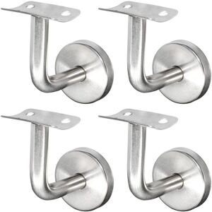 WOIYIC 304 Stainless Steel Handrail Bracket for Staircase Railing Wall Mount Wooden Railing Silver (4 Pieces) WOIYIC 304 Stainless Steel Handrail Bracket for Staircase Railing Wall Mount Wooden Railing Silver (4 Pieces)