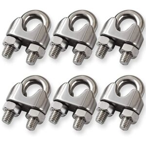 BEIJIYI 304 Stainless Steel M10 9.5mm Cable Clamps BEIJIYI 304 Stainless Steel M10 9.5mm Cable Clamps