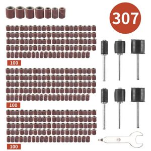 TLILY 307 Pieces Drum Sander Set Sanding Kit 300 Band Sleeves (80 /120 /240 ) + 6 Mandrels for Rotary Tool (2.35Mm/3.17Mm)+ 1 Combination Wrench TLILY 307 Pieces Drum Sander Set Sanding Kit 300 Band Sleeves (80 /120 /240 ) + 6 Mandrels for Rotary Tool (2.35Mm/3.17Mm)+ 1 Combination Wrench