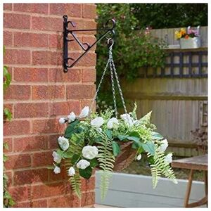 MARCO PAUL 30cm Hanging Basket Artificial Flowers Garden D�cor Fake Floral & Foliage Hanging Chain Colourful Indoor Outdoor Patio, Home, Garden Decoration MARCO PAUL 30cm Hanging Basket Artificial Flowers Garden D�cor Fake Floral & Foliage Hanging Chain Colourful Indoor Outdoor Patio, Home, Garden Decoration