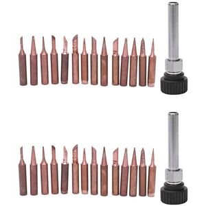 TLILY 30Pcs Pure Copper Soldering Iron Tip 900M for Deck Rework Soldering 936, 937, 938, 969, 8586, 852D TLILY 30Pcs Pure Copper Soldering Iron Tip 900M for Deck Rework Soldering 936, 937, 938, 969, 8586, 852D