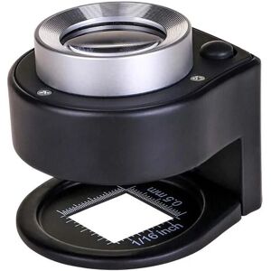 AOUGO 30X Illuminated Magnifying Glass, 6 Lights Desktop Portable Metal Magnifying Glass Folding Scale Loop for Textile Optical Jewelry Tool Coins Stamps AOUGO 30X Illuminated Magnifying Glass, 6 Lights Desktop Portable Metal Magnifying Glass Folding Scale Loop for Textile Optical Jewelry Tool Coins Stamps