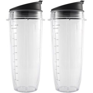 TLILY 32-Ounce Cup with Sealed Lid Ninja Replacement Parts and Accessories for Nutri Ninja Auto-IQ 1000W and Dual Blender TLILY 32-Ounce Cup with Sealed Lid Ninja Replacement Parts and Accessories for Nutri Ninja Auto-IQ 1000W and Dual Blender
