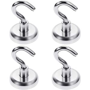 Ikodm - 32mm Neodymium Magnetic Hooks Hold 80 LBS(36KG), Super Strong Magnets with Hook Ikodm - 32mm Neodymium Magnetic Hooks Hold 80 LBS(36KG), Super Strong Magnets with Hook