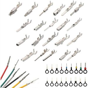 Tlily - 340Pcs 1/1.5/1.8/2.2/2.8/3.5mm Terminal Pins Wire Harness Pin Tlily - 340Pcs 1/1.5/1.8/2.2/2.8/3.5mm Terminal Pins Wire Harness Pin