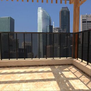 Linghhang - Baby Safety Net, Anti-fall Protection Net for Stairs, Balcony Railings and Fences, Heavy Duty and Adjustable for Children, Pets, Black Linghhang - Baby Safety Net, Anti-fall Protection Net for Stairs, Balcony Railings and Fences, Heavy Duty and Adjustable for Children, Pets, Black