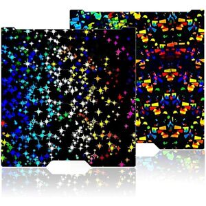 Tlily - 355x346mm Flake+Star pey Smooth Build Plate for H2D 3D Printer,Double Sided Spring Steel Tlily - 355x346mm Flake+Star pey Smooth Build Plate for H2D 3D Printer,Double Sided Spring Steel