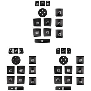 Tlily - 36x Car Door Window Switch Button Sticker for Ml a Bceg Class W204 X166 Tlily - 36x Car Door Window Switch Button Sticker for Ml a Bceg Class W204 X166