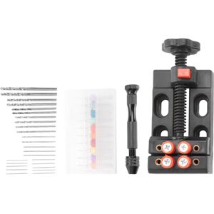 TLILY 37Pcs Twist Drill Bits Set Pin Vise Woodworking Hand for Model Resin Jewelry Walnut Beeswax Metal TLILY 37Pcs Twist Drill Bits Set Pin Vise Woodworking Hand for Model Resin Jewelry Walnut Beeswax Metal