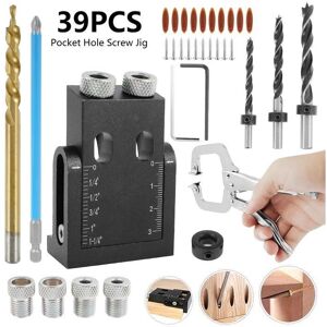 GOTRAYS 39PC Black 15 Degree Angle Carpentry Slant Hole Setter Carpentry Hole Punch Locator Wooden Board Joint Installation Tool GOTRAYS 39PC Black 15 Degree Angle Carpentry Slant Hole Setter Carpentry Hole Punch Locator Wooden Board Joint Installation Tool