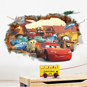 ENSOLEILLE 3D Mur Endommagé Dessin Animé Voitures Avions Stickers Muraux, Chambre des Enfants Pépinière Autocollants Amovibles ENSOLEILLE 3D Mur Endommagé Dessin Animé Voitures Avions Stickers Muraux, Chambre des Enfants Pépinière Autocollants Amovibles