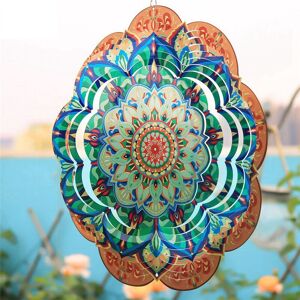 TLILY 3D Wind Spinners-360 Degree Swivel Hanging Wind Catcher in Outdoor Garden Balcony Garden Yard Lawn Patio Decors TLILY 3D Wind Spinners-360 Degree Swivel Hanging Wind Catcher in Outdoor Garden Balcony Garden Yard Lawn Patio Decors