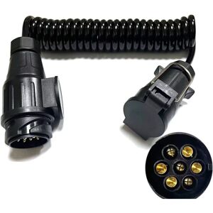 WOIYIC 3m 7 Pin to 13 Pin Trailer Adapter with 12V Wiring Connector 12V 7 Core Connector for Trailer, Boat, Trailer, Car, Tractor, Trailer and Caravan WOIYIC 3m 7 Pin to 13 Pin Trailer Adapter with 12V Wiring Connector 12V 7 Core Connector for Trailer, Boat, Trailer, Car, Tractor, Trailer and Caravan