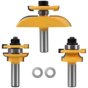 TLILY 3Pcs 1/2inch Shank Rail & Blade Cutter Panel Cabinet Router Bits Set Milling cutter Power Tools Door knife Wood TLILY 3Pcs 1/2inch Shank Rail & Blade Cutter Panel Cabinet Router Bits Set Milling cutter Power Tools Door knife Wood