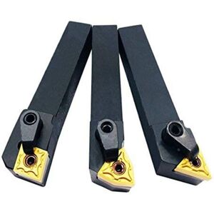 Longziming - 3PCS 5/8' cnc Lathe Excircle Indexable Carbide Turning Tool Bit Set MTJNR1616H16+MWLNR1616H08+MCLNR1616H12 With 3pcs Longziming - 3PCS 5/8' cnc Lathe Excircle Indexable Carbide Turning Tool Bit Set MTJNR1616H16+MWLNR1616H08+MCLNR1616H12 With 3pcs