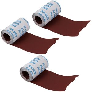 TLILY 3pcs 5M Long 115mm Width 600 Grit Abrasive Sanding Sandpaper TLILY 3pcs 5M Long 115mm Width 600 Grit Abrasive Sanding Sandpaper