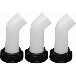 Toolive - 3pcs Drain Spout with Nut ibc 1000L Water Tank Nozzle Valve Connector Extension Hose Nozzle ibc Adapter Water Tank Faucet Spout for ibc Toolive - 3pcs Drain Spout with Nut ibc 1000L Water Tank Nozzle Valve Connector Extension Hose Nozzle ibc Adapter Water Tank Faucet Spout for ibc