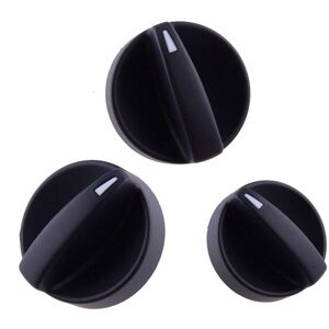 Tlily - 3Pcs Car a/c Heater Climate Control Switch Knobs Dials Cover for 2006-2008 6 GV2W-61-195 GV3A-61-195 Tlily - 3Pcs Car a/c Heater Climate Control Switch Knobs Dials Cover for 2006-2008 6 GV2W-61-195 GV3A-61-195