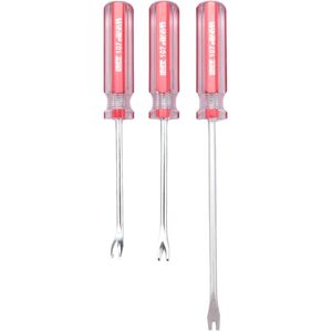 TLILY 3Pcs Nail Pullers Tack Lifter 3mm V/U Tip Staple Rivet Puller Upholstery Remover Screwdriver Tool TLILY 3Pcs Nail Pullers Tack Lifter 3mm V/U Tip Staple Rivet Puller Upholstery Remover Screwdriver Tool