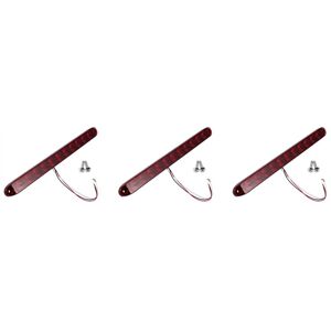 TLILY 3Pcs Trailer Light Bar 11 led 15 Inch Red Brake Third 3Rd Parking Tail Turn Stop Sealed Identification Truck Waterproof TLILY 3Pcs Trailer Light Bar 11 led 15 Inch Red Brake Third 3Rd Parking Tail Turn Stop Sealed Identification Truck Waterproof