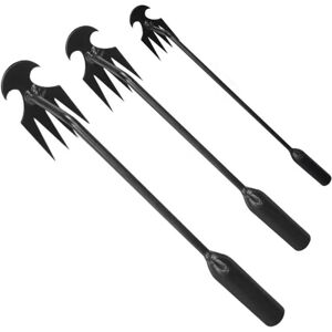TLILY 3Pcs Weed Puller Tool,Weeding Artifact Uprooting Removal Tool,4 Teethes Dual Purpose Manual Weeders for Garden Weeding TLILY 3Pcs Weed Puller Tool,Weeding Artifact Uprooting Removal Tool,4 Teethes Dual Purpose Manual Weeders for Garden Weeding