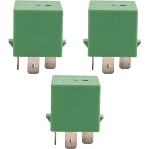 Tlily - 3X 12V 35A 5 Pins Cooling Radiator Fan Relay Green 6547TX for Peugeot 206 207 306 307 406 407 807 Tlily - 3X 12V 35A 5 Pins Cooling Radiator Fan Relay Green 6547TX for Peugeot 206 207 306 307 406 407 807