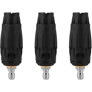 Tlily - 3X Adjustable Sprayer Nozzle Tips, Variable Jet Pattern, 1/4 Inch Connection Plug, 3000 psi Tlily - 3X Adjustable Sprayer Nozzle Tips, Variable Jet Pattern, 1/4 Inch Connection Plug, 3000 psi