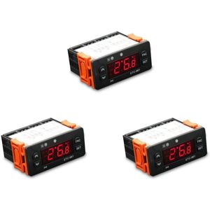Tlily - 3X ETC-961 Thermostat Temperature Controller Humidity Control Thermometer Hygrometer Alarm Refrigeration 220V Sensor Tlily - 3X ETC-961 Thermostat Temperature Controller Humidity Control Thermometer Hygrometer Alarm Refrigeration 220V Sensor