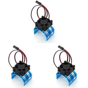 Tlily - 3X for A959-B 144001 124019 Remote Control Car Aluminum Alloy Motor Heatsink Cover plus Cooling Fan 540 550 3650 Motor, 1 Tlily - 3X for A959-B 144001 124019 Remote Control Car Aluminum Alloy Motor Heatsink Cover plus Cooling Fan 540 550 3650 Motor, 1