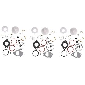Tlily - 3X Lawn Mower Carburetor Repair Kit Carb Rebuild Set for Briggs-Stratton 11HP-19HP Master Overhaul for Nikki Carbs Tlily - 3X Lawn Mower Carburetor Repair Kit Carb Rebuild Set for Briggs-Stratton 11HP-19HP Master Overhaul for Nikki Carbs