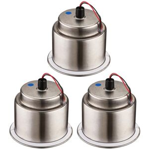 Tlily - 3X led Light Drink Holder Recessed Stainless Steel Cup Shape for Car Boat Tlily - 3X led Light Drink Holder Recessed Stainless Steel Cup Shape for Car Boat