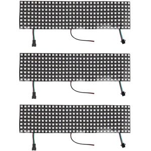 TLILY 3X LED Matrix Panel, WS2812B RGB 832 Pixels Digital Flexible Dot Matrix Individually Addressable LED Display Screen TLILY 3X LED Matrix Panel, WS2812B RGB 832 Pixels Digital Flexible Dot Matrix Individually Addressable LED Display Screen