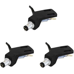 TLILY 3X Turntable Headshell Aluminum Alloy Record Needle Replacement Phono Stylus Cartridges Rack Black TLILY 3X Turntable Headshell Aluminum Alloy Record Needle Replacement Phono Stylus Cartridges Rack Black